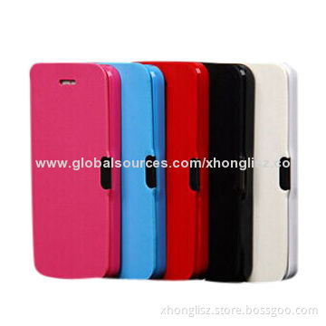 High-quality PU Leather, Magnetic Clasp Flip, Hard Case Cover Pouch Wallet for iPhone 5/5S